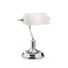 Lampe de banquier LAWYER Chrome 1x60W IDEAL LUX 45047