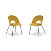 Chaise (lot x2) velours Emma Jaune BOUTICA DESIGN MIC_CHSET2_2_F1_EMMA9