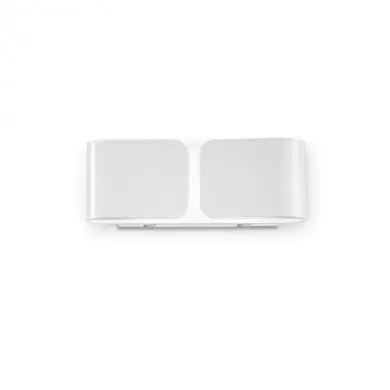 Applique murale CLIP Blanc 2x40W IDEAL LUX 49236