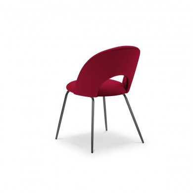 Chaise (lot x2) velours Emma Rouge BOUTICA DESIGN MIC_CHSET2_2_F1_EMMA10