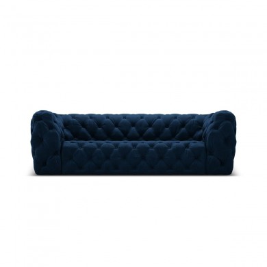 Canapé velours Iggy Bleu Roi 3 Places BOUTICA DESIGN MIC_3S_51_F1_IGGY3