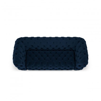 Canapé velours Iggy Bleu Roi 3 Places BOUTICA DESIGN MIC_3S_51_F1_IGGY3