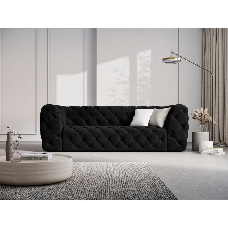 Canapé velours Iggy Noir 3 Places BOUTICA DESIGN MIC_3S_51_F1_IGGY6