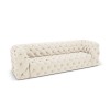 Canapé velours Iggy Beige Clair 4 Places BOUTICA DESIGN MIC_4S_51_F1_IGGY1