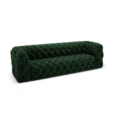 Canapé velours Iggy Vert Bouteille 4 Places BOUTICA DESIGN MIC_4S_51_F1_IGGY2