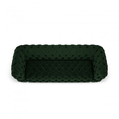 Canapé velours Iggy Vert Bouteille 4 Places BOUTICA DESIGN MIC_4S_51_F1_IGGY2