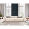 Canapé velours Jodie Beige Clair L204cm BOUTICA DESIGN MIC_3S_51_F1_JODIE1