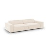 Canapé velours Jodie Beige Clair L204cm BOUTICA DESIGN MIC_3S_51_F1_JODIE1