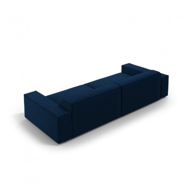 Canapé velours Jodie Bleu Roi 4 Places BOUTICA DESIGN MIC_4S_51_F1_JODIE4