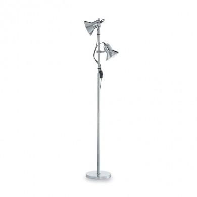 Lampadaire POLLY Chrome 2x60W IDEAL LUX 61122