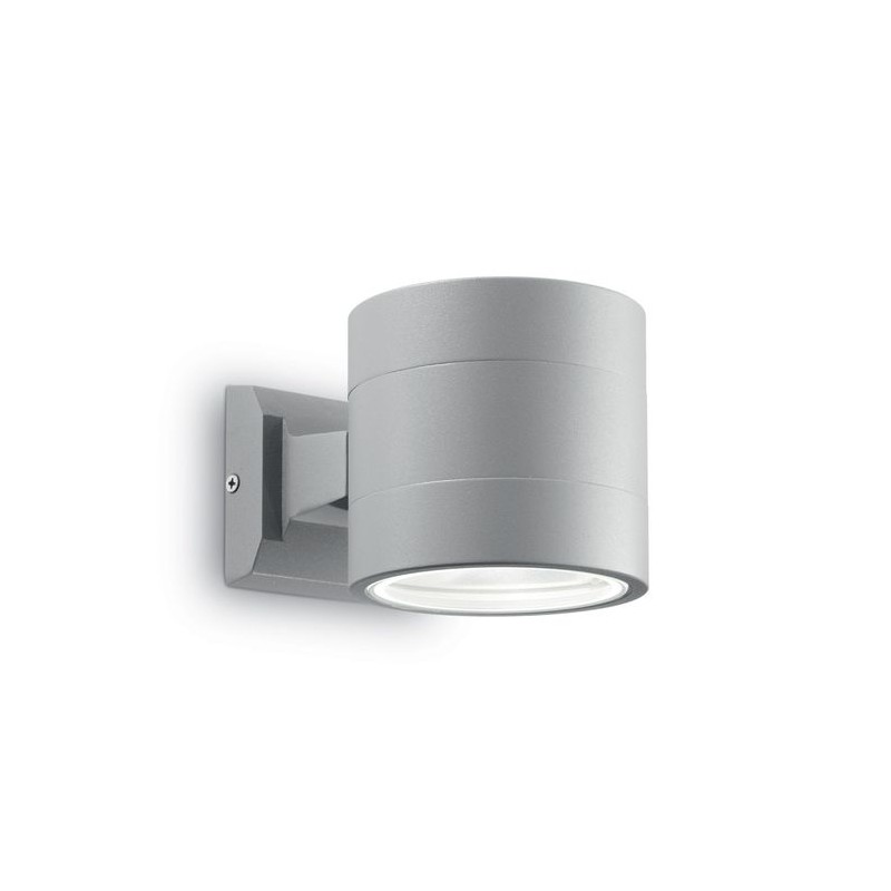 Applique murale extérieure SNIF rond Gris 1x40W IDEAL LUX 61474