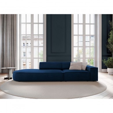 Canapé arrondi gauche velours Jodie Bleu Roi BOUTICA DESIGN MIC_R3SOL_51_F1_JODIE4