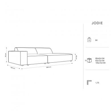 Canapé arrondi droit velours Jodie Vert Bouteille BOUTICA DESIGN MIC_R3SOR_51_F1_JODIE3