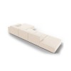 Canapé d'angle droit velours Jodie Beige Clair 5 Places BOUTICA DESIGN MIC_RCO_51_F1_JODIE1