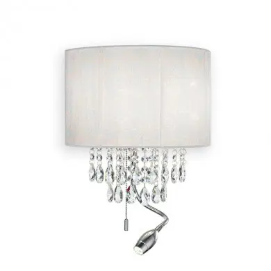 Applique murale OPERA Blanc 2x40W + 1x1W IDL_068268 68268 Applique murale OPERA Blanc 2x40W + 1x1W IDEAL LUX 68268