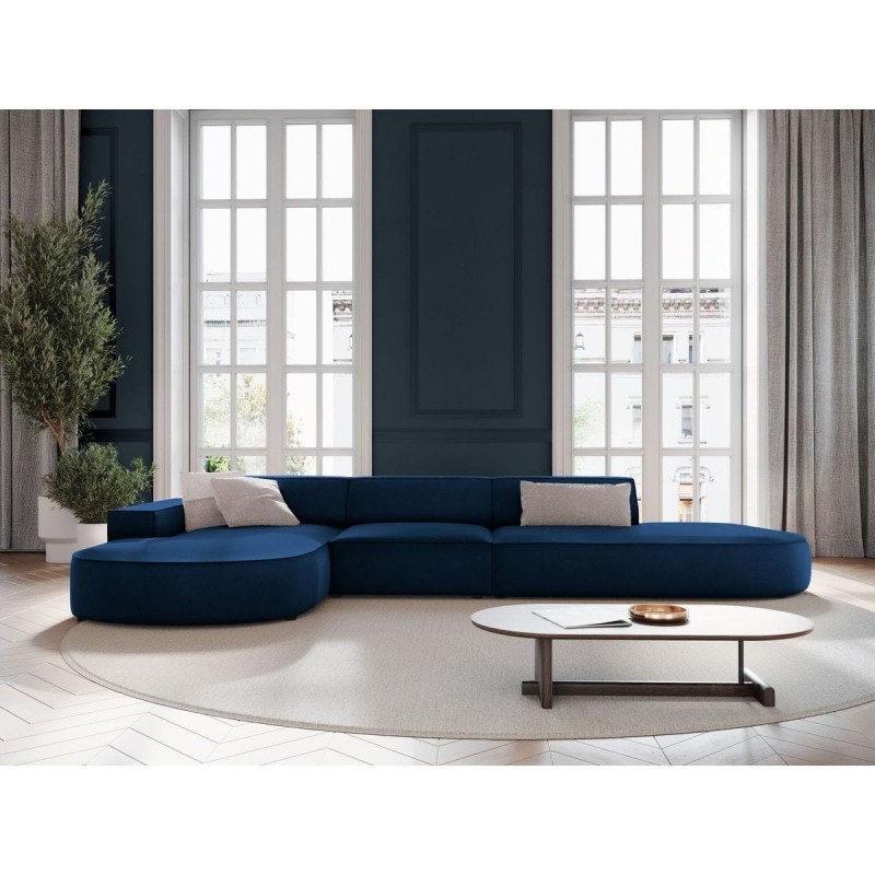 Canapé arrondi d'angle gauche velours Jodie Bleu Roi L342cm BOUTICA DESIGN MIC_RLCO_51_F1_JODIE4