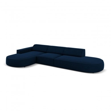 Canapé arrondi d'angle gauche velours Jodie Bleu Roi L342cm BOUTICA DESIGN MIC_RLCO_51_F1_JODIE4