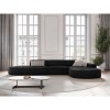 Canapé arrondi d'angle droit velours Jodie Noir L342cm BOUTICA DESIGN MIC_RRCO_51_F1_JODIE7