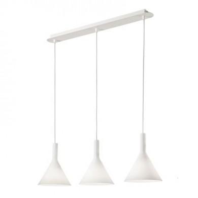 Suspension COCKTAIL Blanc 3x40W IDEAL LUX 74245