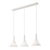 Suspension COCKTAIL Blanc 3x40W IDEAL LUX 74245