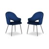 Chaise (lot x2) velours Johnny Bleu Roi BOUTICA DESIGN MIC_CHSET2_2_F1_JOHNNY7