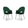 Chaise (lot x2) velours Johnny Vert Bouteille BOUTICA DESIGN MIC_CHSET2_2_F1_JOHNNY9
