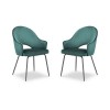 Chaise (lot x2) velours Johnny Pétrole BOUTICA DESIGN MIC_CHSET2_2_F1_JOHNNY10