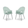 Chaise (lot x2) velours Johnny Menthe BOUTICA DESIGN MIC_CHSET2_2_F1_JOHNNY11