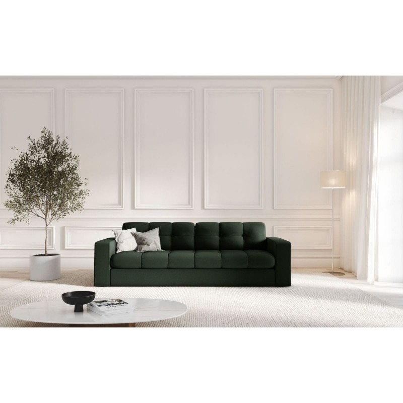 Canapé Justin Vert Foncé 3 Places BOUTICA DESIGN MIC_3S_99_F1_JUSTIN3