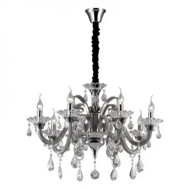 Lustre Baroque COLOSSAL Gris 8x40W IDL_081519 81519 Lustre Baroque COLOSSAL Gris 8x40W IDEAL LUX 81519