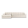 Canapé d'angle gauche velours Justin Beige Clair 4 Places BOUTICA DESIGN MIC_LC_S_51_F1_JUSTIN1