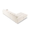 Canapé d'angle gauche velours Justin Beige Clair 4 Places BOUTICA DESIGN MIC_LC_S_51_F1_JUSTIN1
