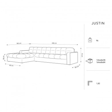 Canapé d'angle gauche Justin Gris 4 Places BOUTICA DESIGN MIC_LC_S_51_F1_JUSTIN5