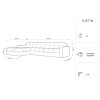 Canapé d'angle gauche Justin Gris Clair 4 Places BOUTICA DESIGN MIC_LC_S_99_F1_JUSTIN4