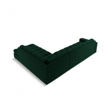 Canapé d'angle droit Justin Vert Bouteille 5 Places BOUTICA DESIGN MIC_RC_L_51_F1_JUSTIN2