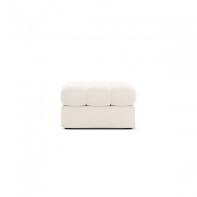 Pouf velours Justin Beige Clair BOUTICA DESIGN MIC_POUF_51_F1_JUSTIN1