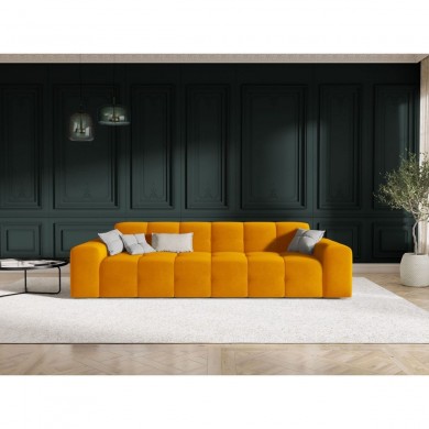 Canapé velours Kendal Orange 4 Places BOUTICA DESIGN MIC_4S_121_F1_KENDAL6