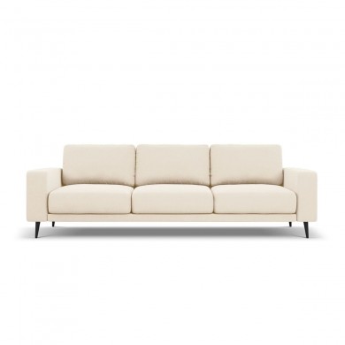 Canapé velours Kylie Beige Clair 3 Places BOUTICA DESIGN MIC_3S_51_F1_KYLIE1