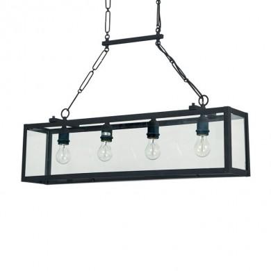 Suspension IGOR Noir 4x60W IDEAL LUX 92942