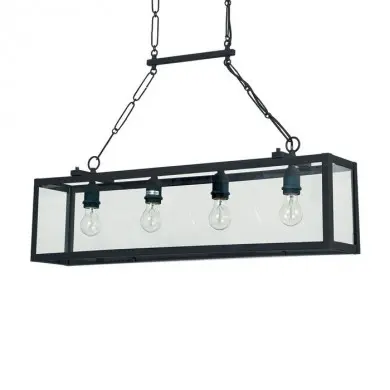 Suspension IGOR Noir 4x60W IDEAL LUX 92942