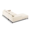 Canapé d'angle gauche velours Kylie Beige Clair L232cm BOUTICA DESIGN MIC_LC_51_F1_KYLIE1