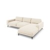 Canapé d'angle droit velours Kylie Beige Clair L232cm BOUTICA DESIGN MIC_RC_51_F1_KYLIE1