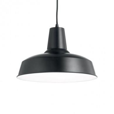 Suspension MOBY Noir 1x60W IDEAL LUX 93659