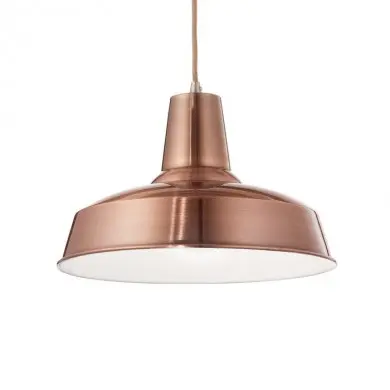 Suspension MOBY Cuivre 1x60W IDL_093697 093697 Suspension MOBY Cuivre 1x60W IDEAL LUX 093697