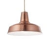 Suspension MOBY Cuivre 1x60W IDEAL LUX 093697