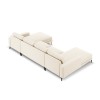 Canapé panoramique Kylie Beige Clair Velours BOUTICA DESIGN MIC_U_51_F1_KYLIE1