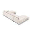 Canapé panoramique Kylie Beige Clair Tissu BOUTICA DESIGN MIC_U_99_F1_KYLIE1