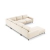 Canapé panoramique droit velours Kylie Beige Clair BOUTICA DESIGN MIC_UR_51_F1_KYLIE1