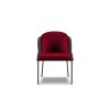 Chaise (lot x2) velours Limmen Mélange Noir, Rouge BOUTICA DESIGN MIC_CHSET2_44F85_F1_LIMMEN3