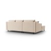 Canapé d'angle gauche convertible avec coffre Lisa Beige Clair BOUTICA DESIGN MIC_LCF_121_F1_LISA1